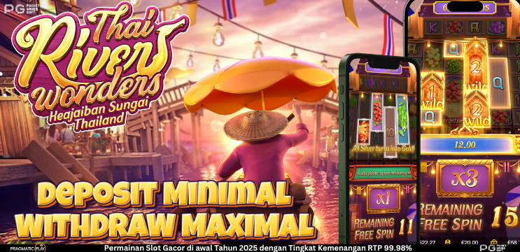 Thai River Wonders: Slot Online Bertema Pasar Apung Thailand
